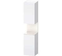 Duravit Collection One armario alto, apertura a la derecha, 400x360x1760mm, nicho blanco alto brillo, QA1346R22180010, Color: Blanco mate/con iluminaciÃ³n de nicho