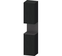 Duravit Collection One armario alto, apertura a la derecha, 400x360x1760mm, nicho grafito mate, QA1346R49160000, Color: Roble Negro
