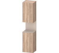 Duravit Collection One armario alto, apertura a la derecha, 400x360x1760mm, nicho taupe supermatt, QA1346R83550000, Color: Roble jaspeado