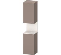 Duravit Collection One armario alto, apertura a la izquierda, 400x360x1760mm, nicho blanco super mate, QA1346L84430000, Color: Basalto mate