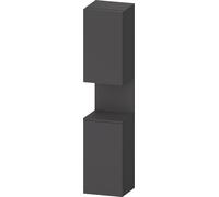 Duravit Collection One armario alto, apertura a la izquierda, 400x360x1760mm, nicho grafito mate, QA1346L49490010, Color: Grafito mate/con iluminaciÃ³n de nicho