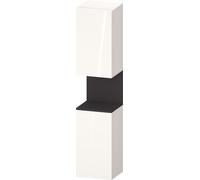 Duravit Collection One armario alto, apertura a la izquierda, 400x360x1760mm, nicho grafito supermate, QA1346L80220000, Color: Blanco brillo intenso