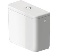 Duravit Collection One Cisterna, conexión derecha e izquierda, 4,5 litros, 400x180mm, 0947002085, Color: Blanco con HygieneGlaze