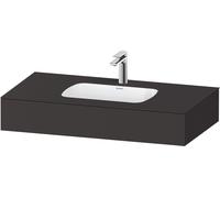 Duravit Collection One lavabo empotrado con consola, 1000x550x170mm, QA4691080800000, Color: supermercado de grafito