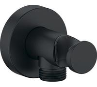Duravit conector angular con soporte negro UV0630009046