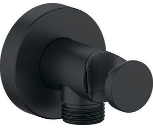 Duravit conector angular con soporte negro UV0630009046