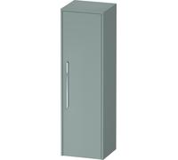 Duravit D-Code armario de media altura, 1 puerta con tope a la derecha, 400x360x1320mm, con tirador, DC1338R10HG0000, Color: Carcasa verde fiordo mate, tirador cromado brillante