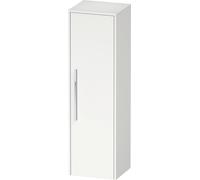 Duravit D-Code armario de media altura, 1 puerta con tope a la derecha, 400x360x1320mm, con tirador, DC1338R10180000, Color: Cuerpo blanco mate, tirador cromado brillante