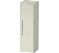Duravit D-Code armario de media altura, 1 puerta con tope a la derecha, 400x360x1320mm, con tirador, DC1338R10HH0000, Color: Cuerpo verde pálido mate, tirador cromado de alto brillo