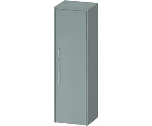 Duravit D-Code armario de media altura, 1 puerta con tope a la derecha, 400x360x1320mm, con tirador, DC1338R10HG0000, Color: Carcasa verde fiordo mate, tirador cromado brillante