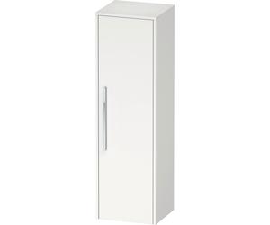 Duravit D-Code armario de media altura, 1 puerta con tope a la derecha, 400x360x1320mm, con tirador, DC1338R10180000, Color: Cuerpo blanco mate, tirador cromado brillante