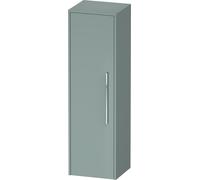 Duravit D-Code armario semi-alto, 1 puerta con bisagra izquierda, 400x360x1320mm, con tirador, DC1338L10HG0000, Color: Carcasa verde fiordo mate, tirador cromado brillante