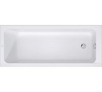 Duravit D-Code bañera, 1700x700mm, rectangular, versión empotrada, 155 litros, 1 respaldo inclinado, blanco alto brillo, 700670000000000