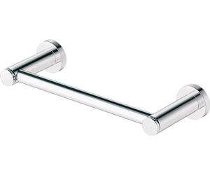 Duravit D-Code Barra de Apoyo para bañera, Barra de Apoyo para el baño Que también Sirve como toallero, Barra para bañera, Barra para Ducha, Barra de Seguridad, 25 cm de Longitud, cromada