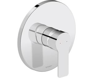 Duravit D-Code - Grifo de ducha para 1 consumidor (con válvula de desviación, mezclador monomando con sistema de mezcla de cerámica), color cromado