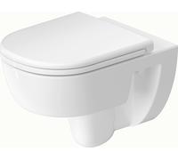 Duravit D-Code inodoro suspendido, lavable, sin borde, 370x540x360mm, 4/2 litros, blanco brillo intenso, 2513090000
