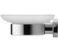 Duravit D-Code jabonera de pared cromo-blanco 0099171000