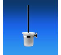 Duravit D-Code Juego de Cepillo de Wc , Cromo Modelo de Pared Cristal Mate