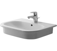 Duravit D-Code lavabo 54.5x43.5 cm semicircular empotrado blanco 0337540000
