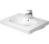 Duravit D-Code lavabo 65x48.5 cm rectangular clásico-para mueble blanco brillante 03426500002