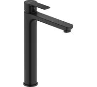 Duravit D-Code Mezclador monomando de lavabo XL FreshStart y Minusflow, independiente, DC1043002046, Color: Negro Mate