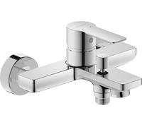 Duravit D-Code Mezclador monomando de superficie para bañera, DC5230001010, Color: Cromo alto brillo