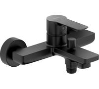 Duravit D-Code Mezclador monomando de superficie para bañera, DC5230001046, Color: Negro Mate