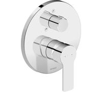 Duravit D-Code mezclador monomando empotrado para bañera cromo brillo intenso, DC5210018010