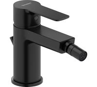 Duravit D-Code Mezclador monomando para bidé, instalación independiente, DC2400011046, Color: Negro Mate