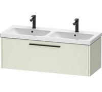 Duravit D-Code Mueble bajo Lavabo, 1 cajón, 1184x460mm, con Tirador, DC46690BDHH0000, Color: Verde pálido Mate
