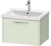 Duravit D-Code Mueble bajo Lavabo, 1 cajón, 634x460mm, con Tirador, DC4666010HH0000, Color: Verde pálido Mate