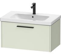 Duravit D-Code Mueble bajo Lavabo, 1 cajón, 784x460mm, con Tirador, DC46670BDHH0000, Color: Verde pálido Mate