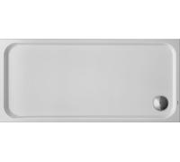 Plato de ducha Duravit D-Code, 1600x750mm, rectangular, versión empotrada, 720164000000000, Color: Blanco