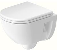 Duravit D-Code WC suspendido Compact, lavable, sin borde, 370x480x360mm, blanco brillo intenso, 2515090000