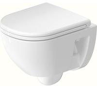 Duravit D-Code WC suspendido Compact, lavable, sin borde, 370x480x360mm, blanco brillo intenso, 2515090000