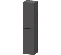 Duravit D-Neo armario alto, 400x1760x360mm, 1 puerta, apertura a la derecha, 5 estantes de cristal, tirador negro diamante, DE1328RBD490000, Color: Grafito Mate Decoración