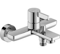 Duravit D-Neo grifo de bañera y ducha a pared cromo DE5230000010