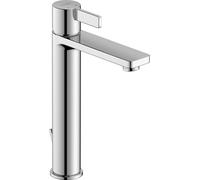 Duravit D-Neo mezclador monomando de lavabo L, proyección 139 mm, con juego de drenaje, DE10300010, DE1030001010