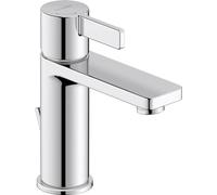 Duravit D-Neo - Grifo para lavabo (tamaño mediano, 110 mm de altura), color cromado