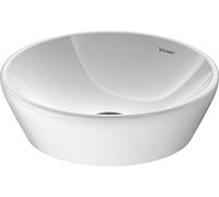 Duravit D-Neo lavabo 40x40 cm circular sobre encimera blanco 2371400070