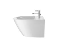 Duravit D-Neo mezclador monomando para bidé con juego de desagüe, proyección 125 mm, DE2400001010