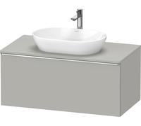 Duravit D-Neo mueble bajo lavabo consola, suspendido, 1000x459x550mm, 1 extraíble, con tirador cromo, DE4948010070000, Color: DecoraciÃ³n gris hormigÃ³n mate