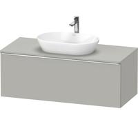 Duravit D-Neo, mueble bajo lavabo consola suspendido, 1200x459x550mm, 1x extraíble, con tirador cromo, DE4949010070000, Color: DecoraciÃ³n gris hormigÃ³n mate