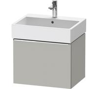 Duravit D-Neo mueble bajo lavabo suspendido, 584x440x442mm, 1 extraíble, con tirador cromo, DE4271010070000, Color: DecoraciÃ³n gris hormigÃ³n mate