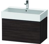 Duravit D-Neo, mueble de baño colgado en la pared, anchura 784 x profundidad 442mm, 1x cajón, con tirador, DE427305353, Color: Decoración Castaño Oscuro