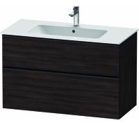 Duravit D-Neo, mueble de baño de pared, anchura 1010 x fondo 462mm, 1x cajón, 1x extraíble, con tirador, DE436305353, Color: Decoración Castaño Oscuro