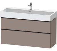 Duravit D-Neo, mueble de baño de pared, anchura 1184 x fondo 442mm, 1x cajón, 1x extraíble, con tirador, DE437504343, Color: Decoración Basalto Mate