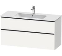 Duravit D-Neo, mueble de baño de pared, anchura 1210 x fondo 462mm, 1x cajón, 1x extraíble, con tirador, DE436401818, Color: Blanco Mate Decoración
