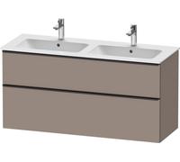 Duravit D-Neo, mueble de baño de pared, anchura 1280 x fondo 462mm, 1x cajón, 1x extraíble, con tirador, DE436504343, Color: Decoración Basalto Mate