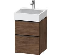 Duravit D-Neo, mueble de baño de pared, anchura 484 x fondo 442mm, 1x cajón, 1x extraíble, con tirador, DE437002121, Color: Nogal Oscuro